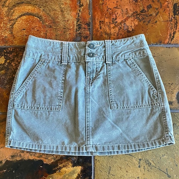 Hydraulic Khaki Skirt - Picture 1 of 3